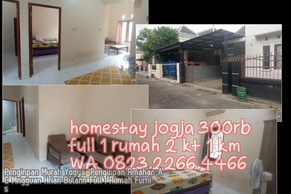 Penginpan Murah Yogya  Penginpan Rmahan AC Mngguan Hrian Bulann