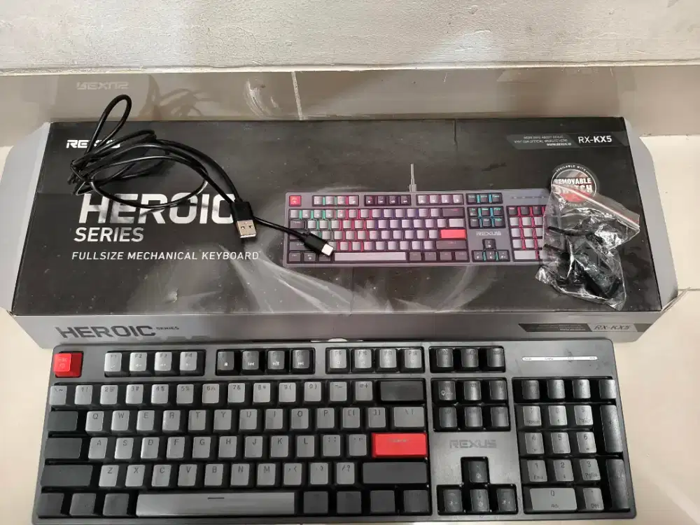 Keyboard mekanikal rexus heroic KX5