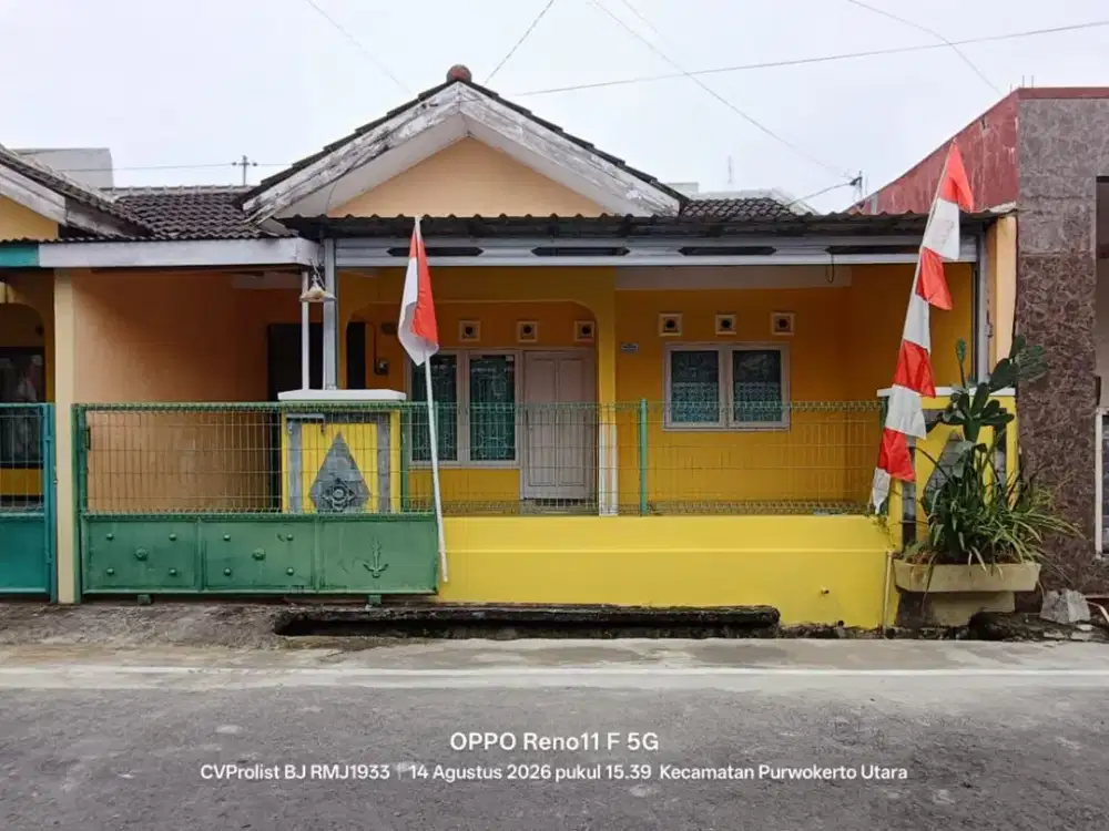 Disewakan Rumah Tinggal Sumampir 2 Menit Ke Kampus UNSOED