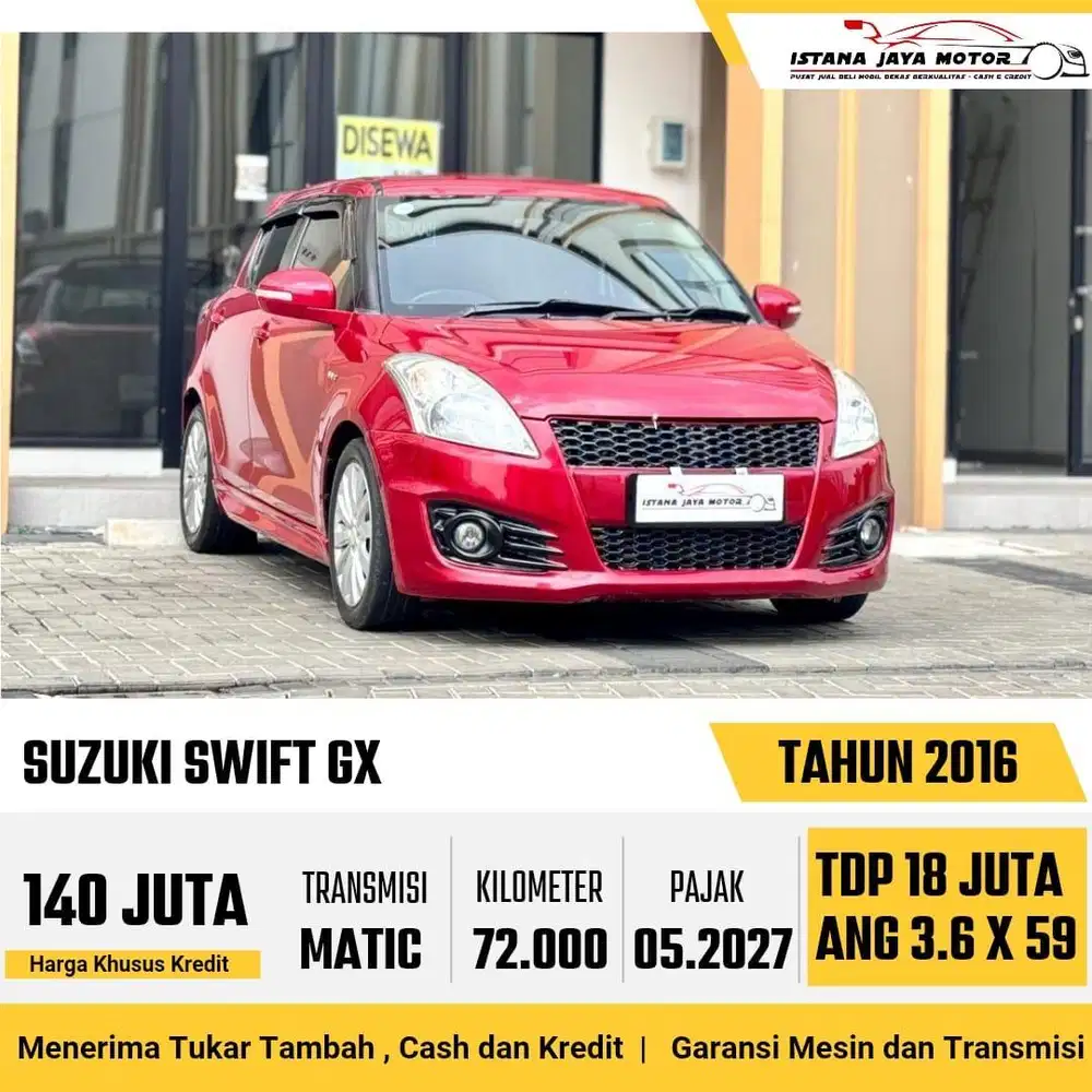[LOW KM] Suzuki Swift GX Automatic NIK 2016
