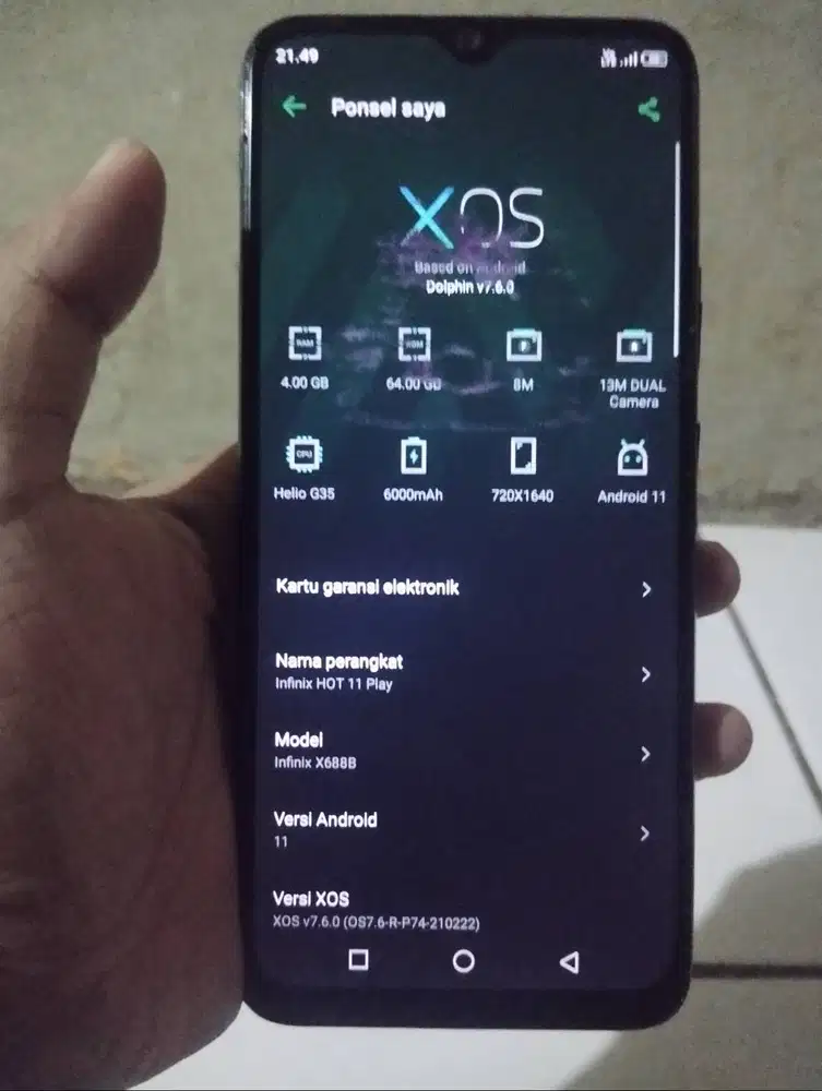 INFINIX HOT11 PLAY