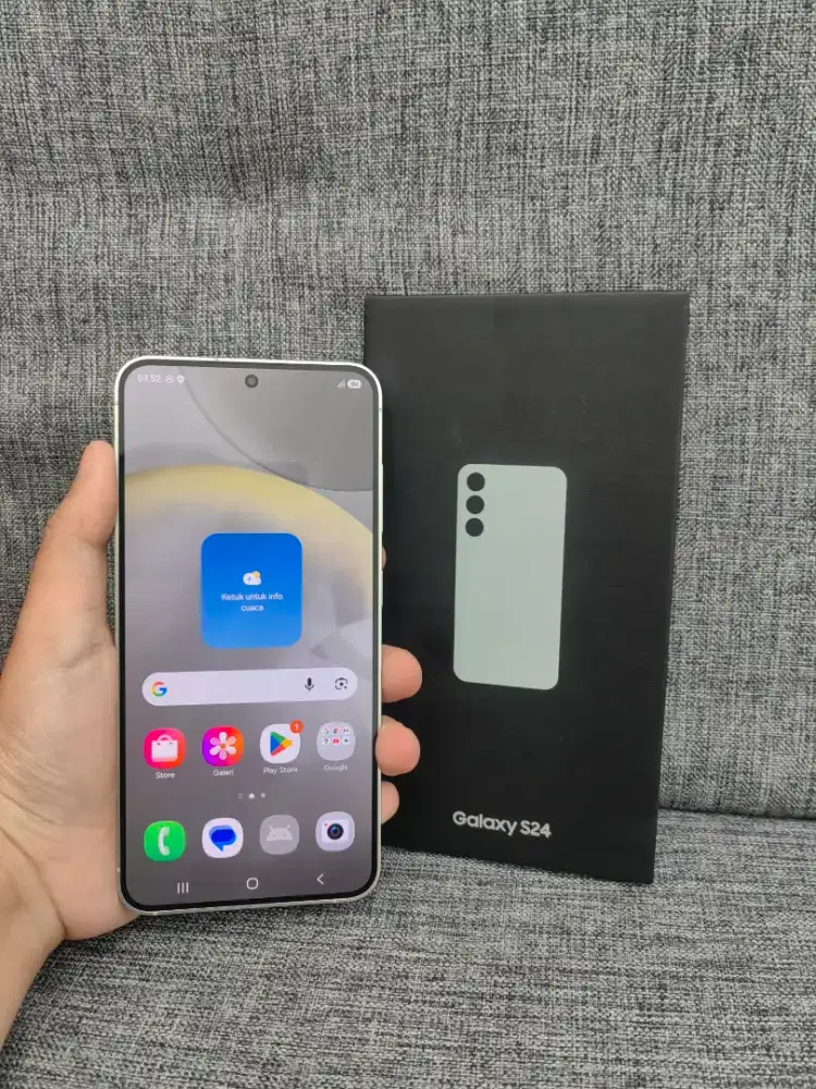 Samsung S24 8/256 Fulset ori resmi sein no minus mulus
