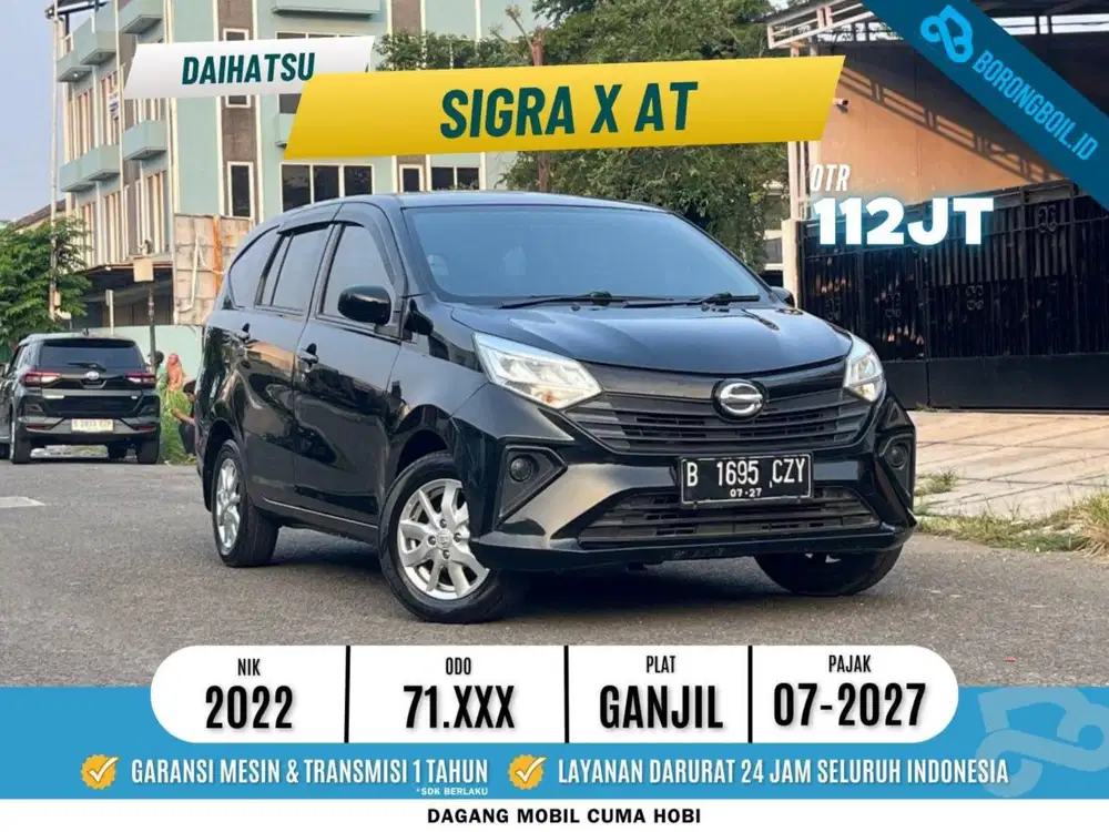 TANGAN PERTAMA! SIGRA X AT 2022 ULTRA BLACK SOLID