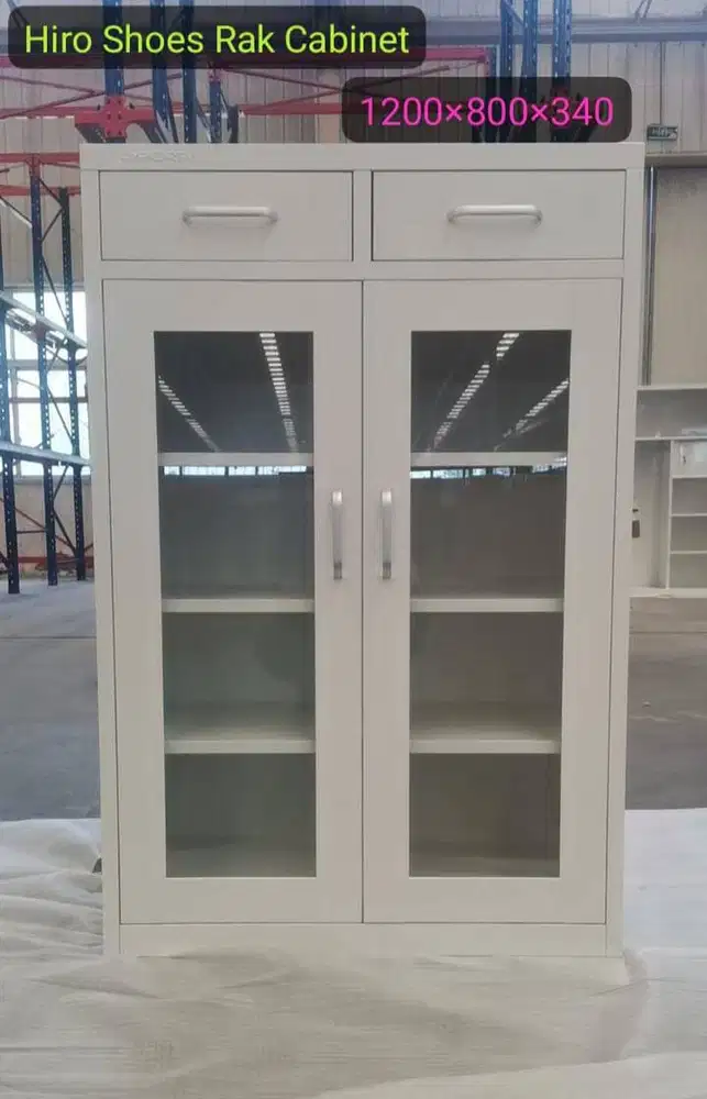 READY LEMARI SEPATU 2 PINTU BAHAN BESI TERLARIS SALE