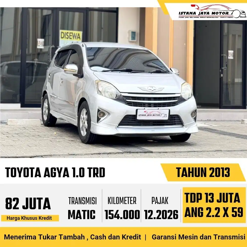 Toyota Agya 1.0 S TRD Automatic 2013