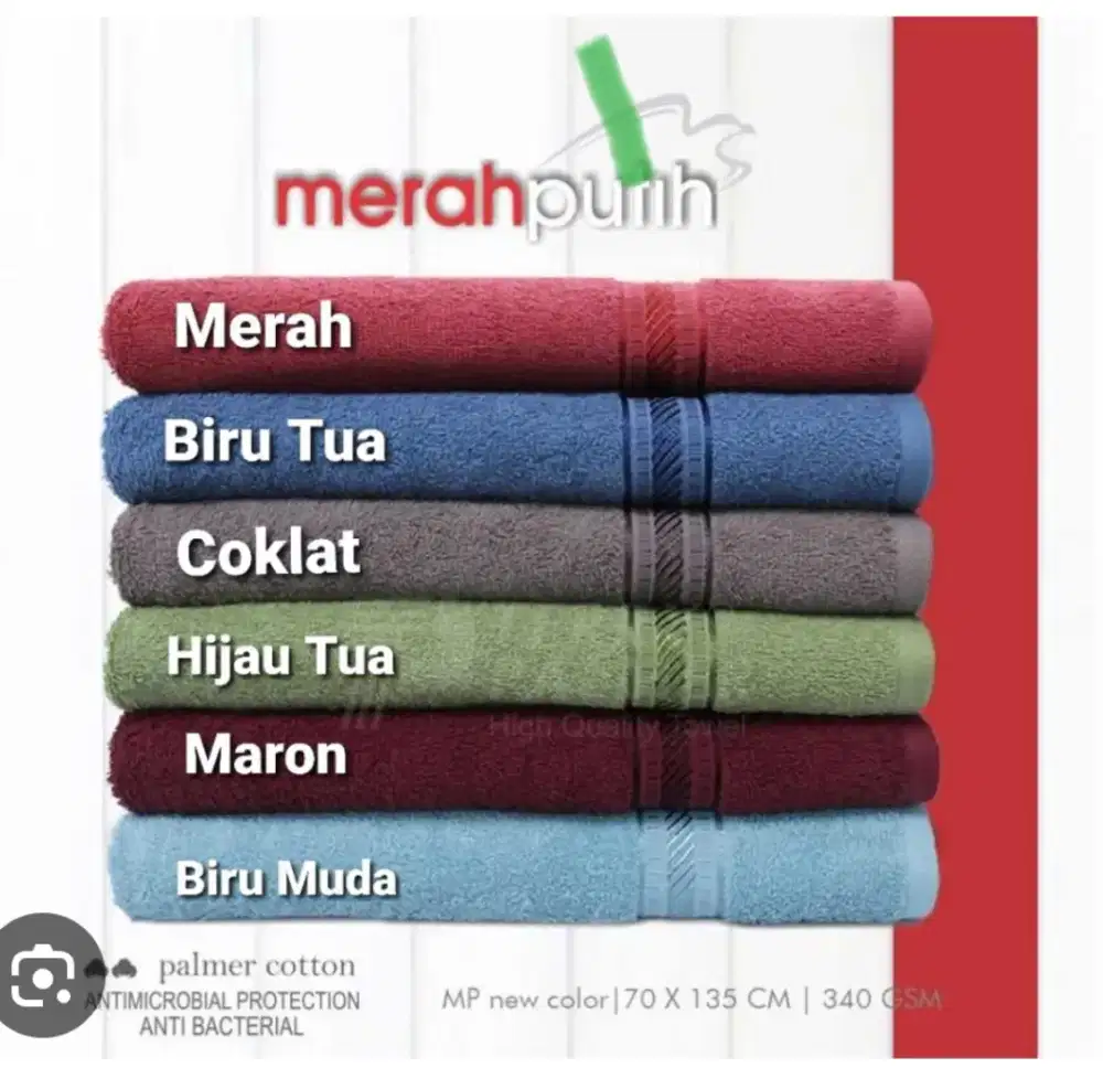 Handuk Merah Putih besar