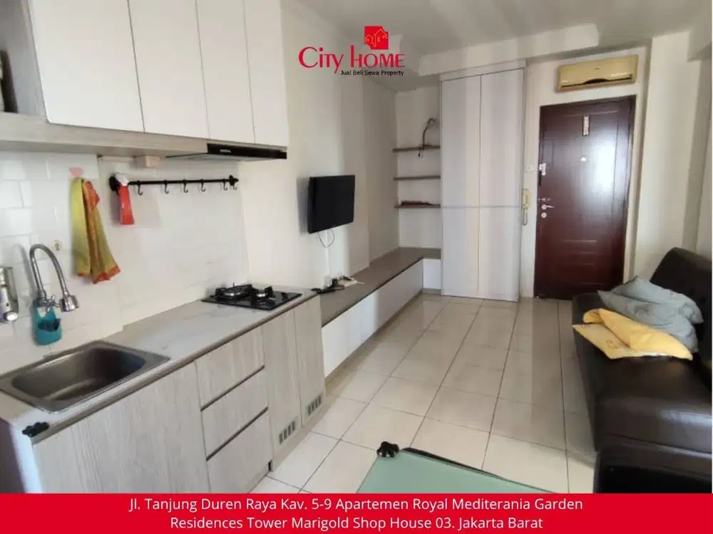 Sewa Apartemen 2 BR Furnished di Mediterania Garden Residence 2