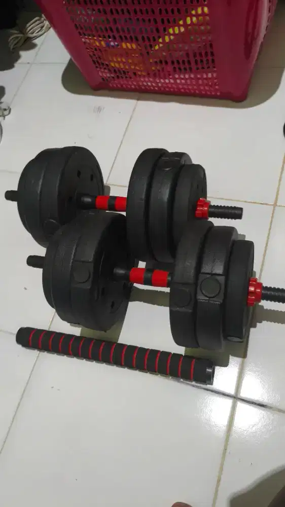 Dumbel / Barbel set 28 kg