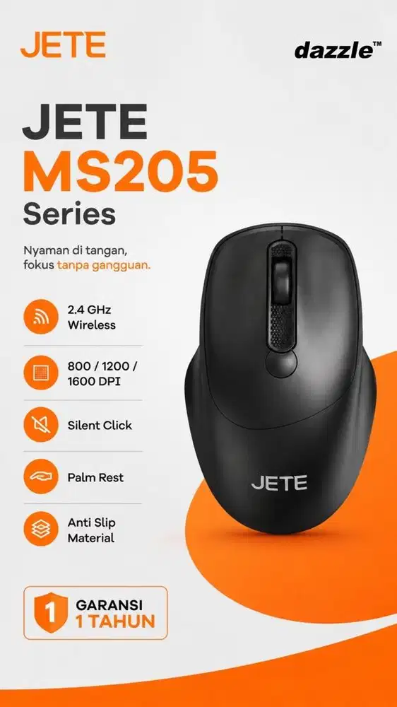 JETE MS205 Bluetooth Wireless