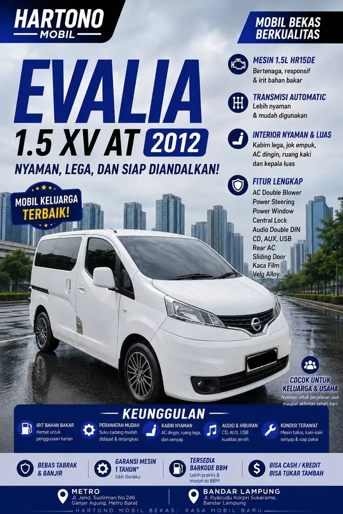 EVALIA 1.5 XV AT 2012