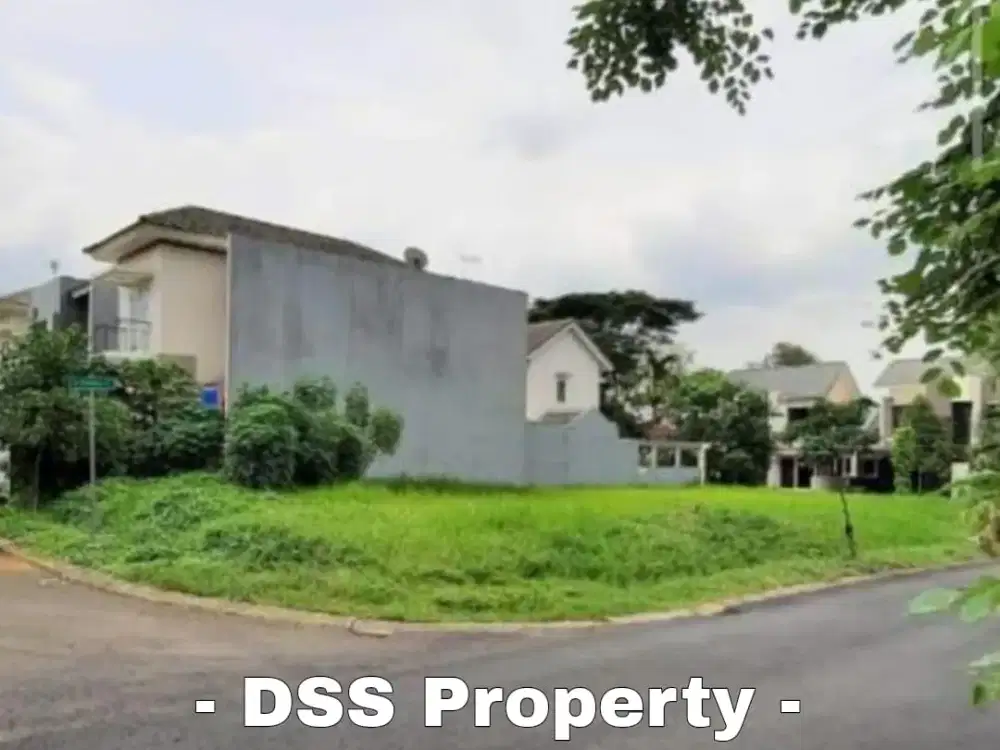 Tanah kavling Deltamas Cluster Fresno Luas 227 Rp 3,5 Jt/ meter Hoek Siap Bangun