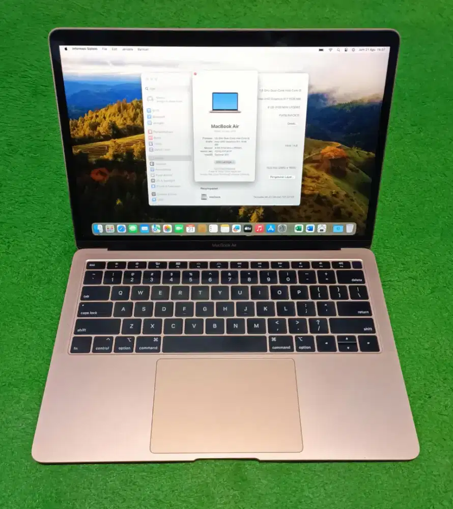 Apple MacBook Air 2018 Intel i5 8/128 GB Rose Gold Murah