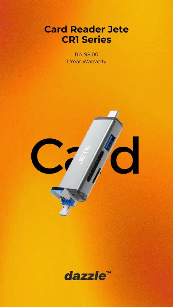 CARD READER CR1 GARANSI 2 TAHU