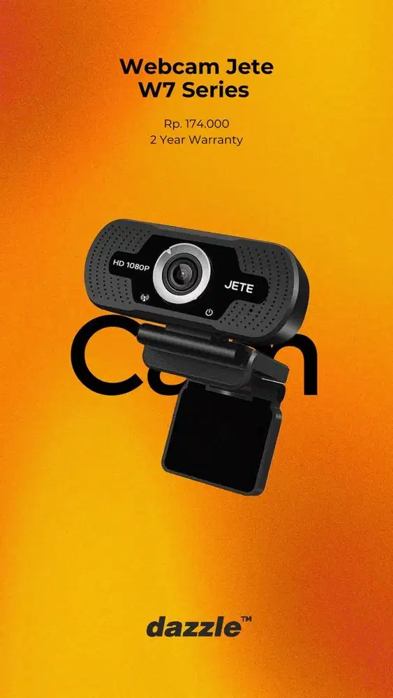 WEBCAM JETE W7 GARANSI 2 TAHUN