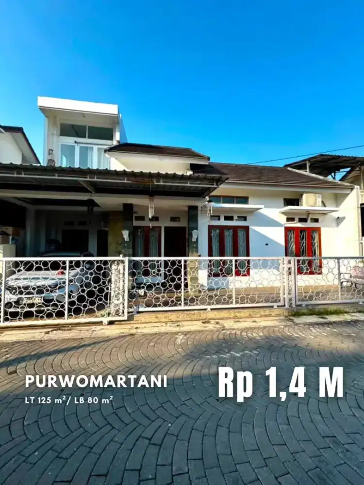 Dijual Rumah Cakep Lingkungan Perumahan di Purwomartani