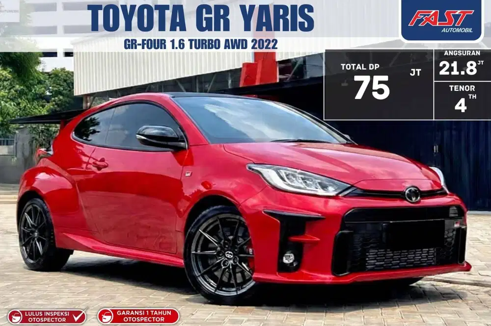 KM.680 PERAK TOYOTA GR YARIS PAJAK PJG SIAP PAKAI 2022 GARANSI 1 TH