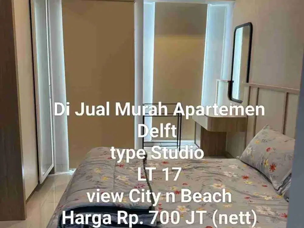 Di Jual Murah Apartemen Delft, Full Furnished , CPI Makassar
