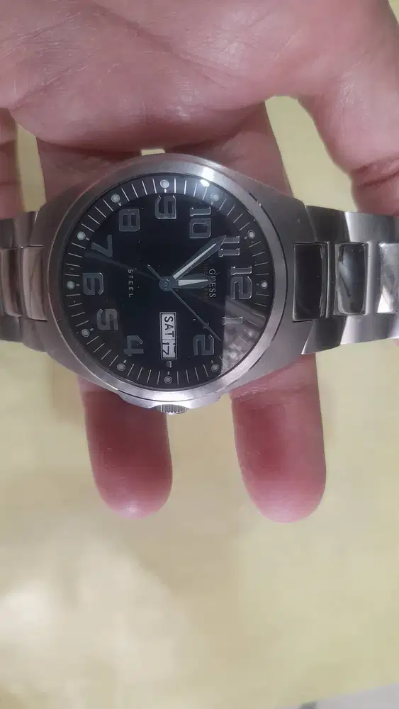 JAM TANGAN STAINLESS STEEL ORI MERK GUESS .MK