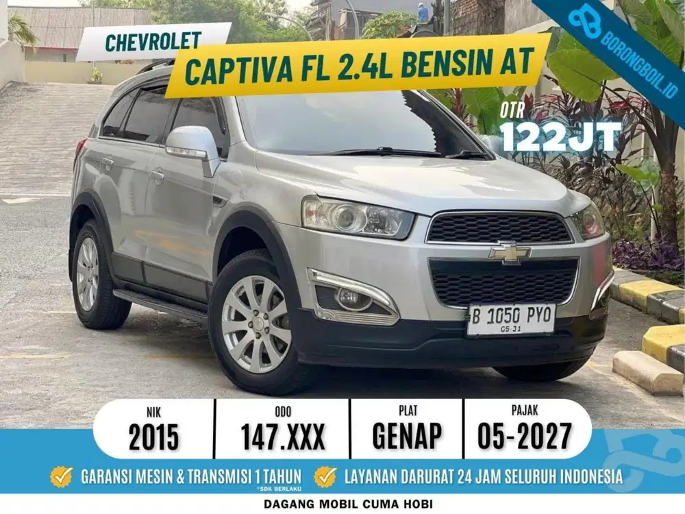 Chevrolet Captiva FL 2.4L Bensin 2015 Silver