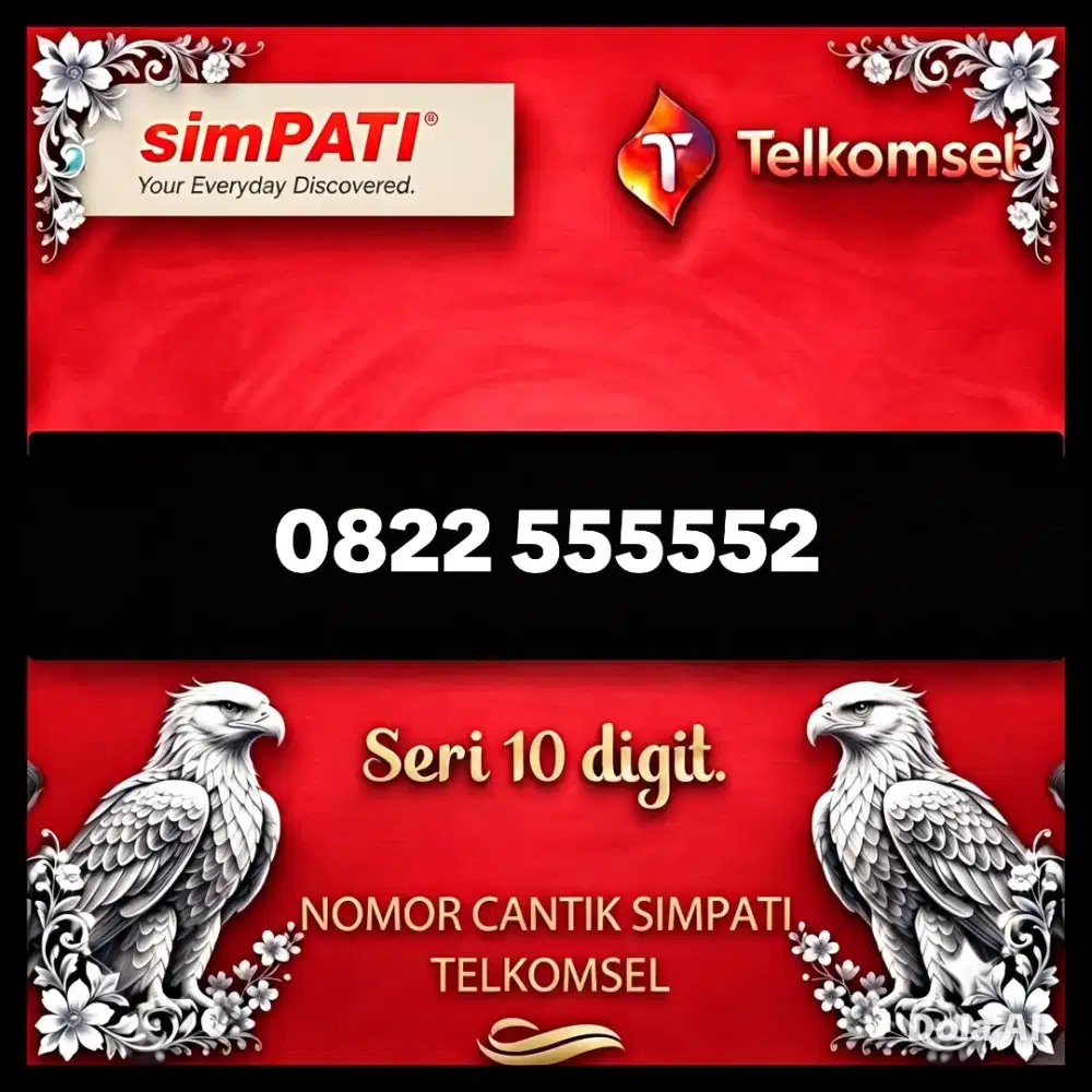 Nomor cantik simpati Telkomsel super