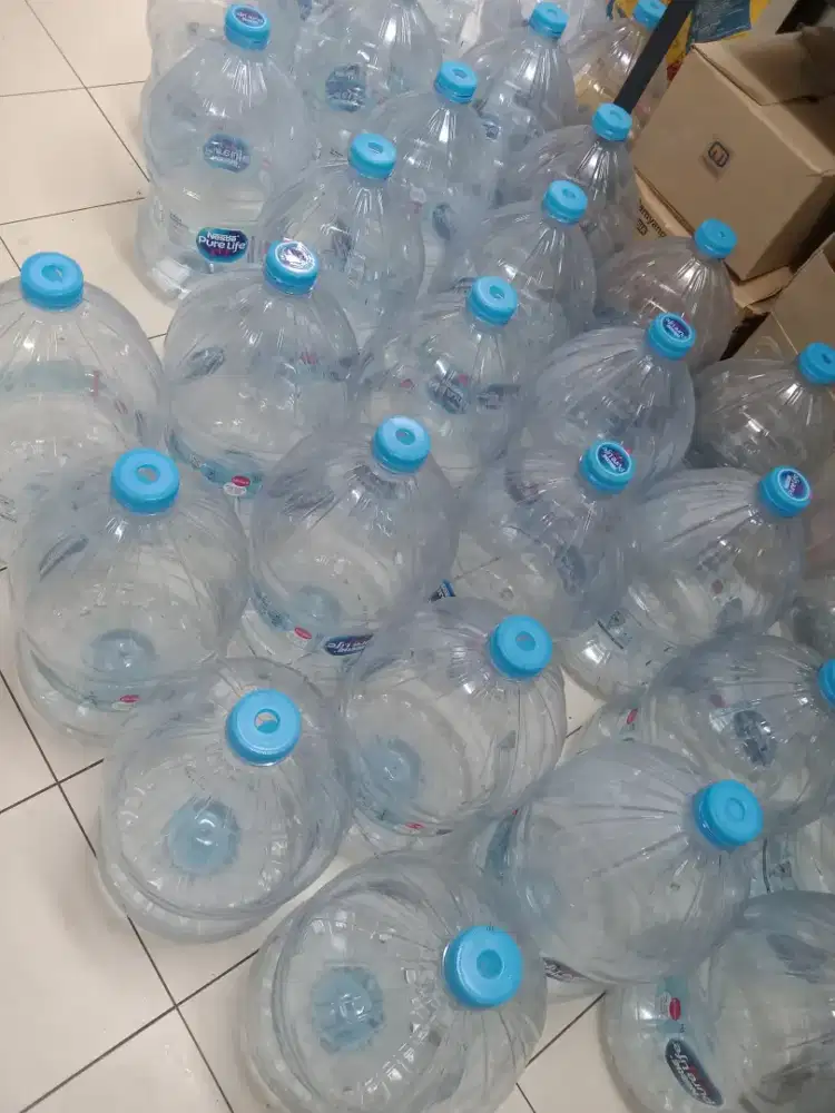 Galon bekas nestle air putih murah meriah cod menteng