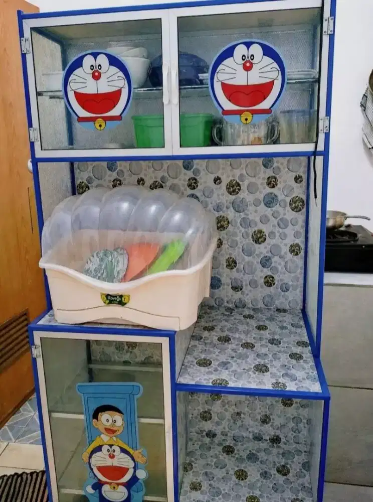 Lemari Rak Piring Alumunium