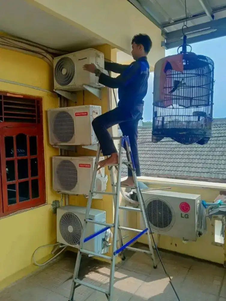 Service AC bongkar pasang AC kulkas
