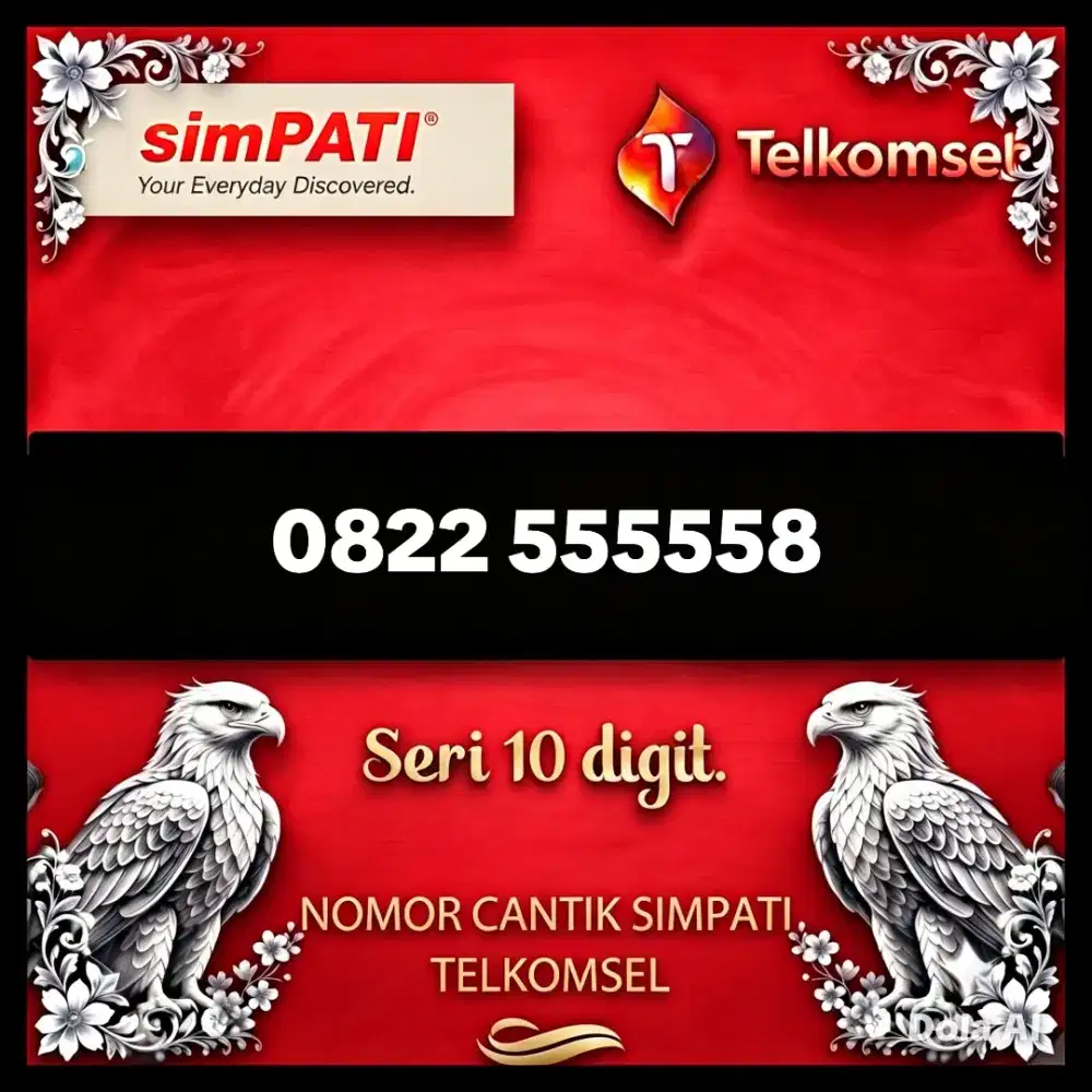Nomor cantik simpati Telkomsel super