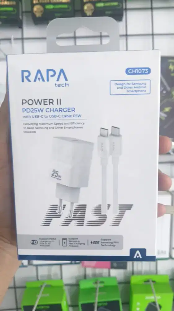 CHARGER IPHONE 25W RAPA TECH