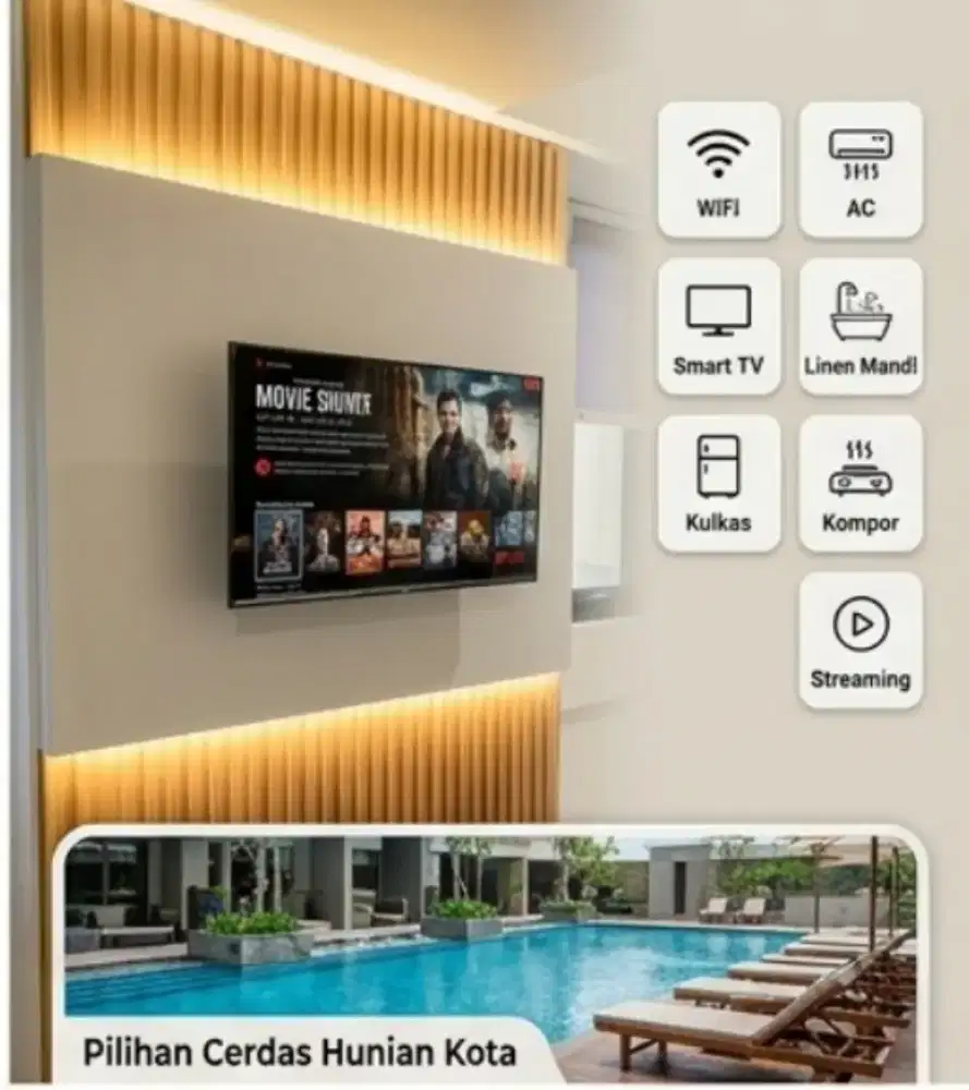 apartemen harian murah Green Pramuka City