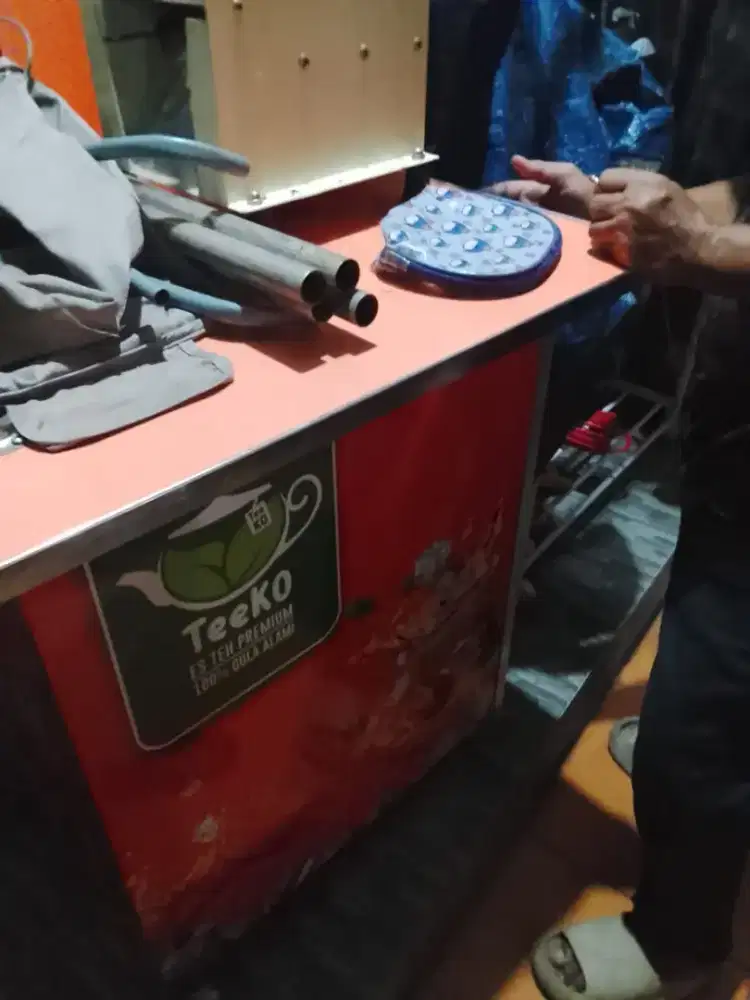 Booth/gerobak es teh