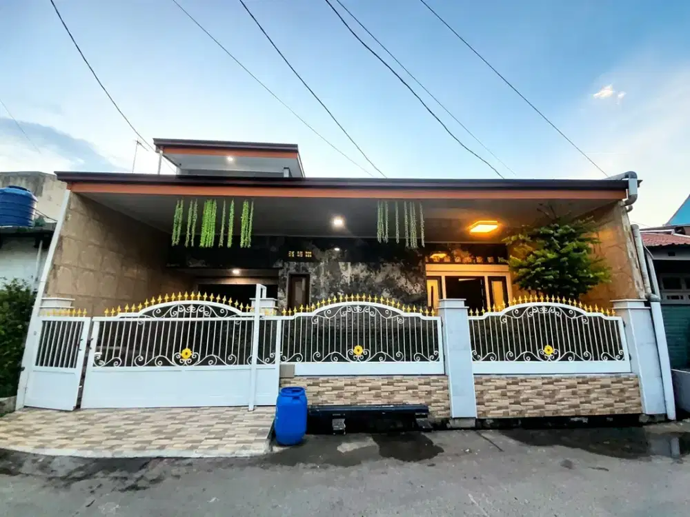 RUMAH MEWAH & LUAS SIAP HUNI 2 MOBIL DI PONDOK CIPTA BINTARA