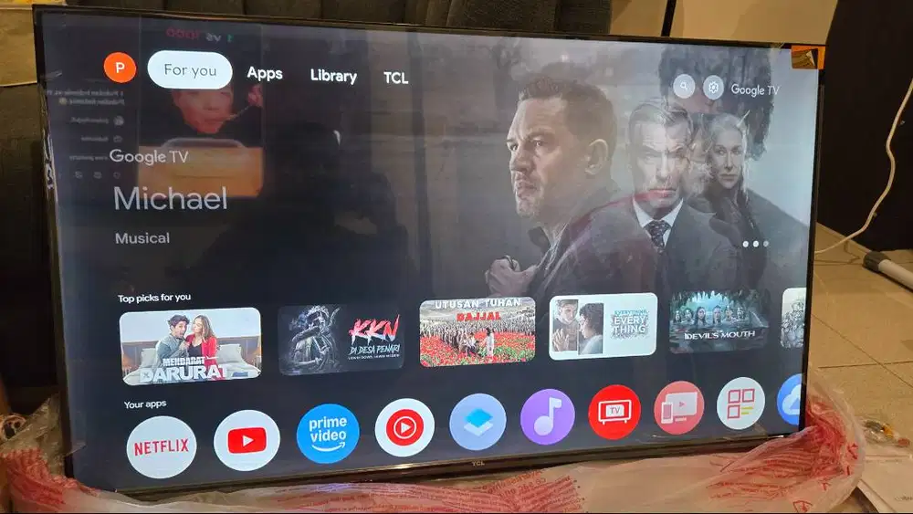 TV TCL 43 inch 4K Android
