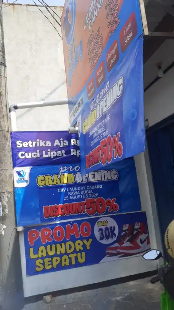 Di butuhkan karyawati laundry secepat nya