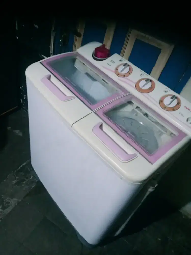 Jual mesin cuci Sanken kapasitas 10 kg mesin ori normal bisa diantar