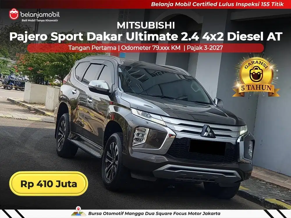 [ GARANSI 5TH ] Mitsubishi Pajero Sport Dakar Ultimate 2.4 2022/2023