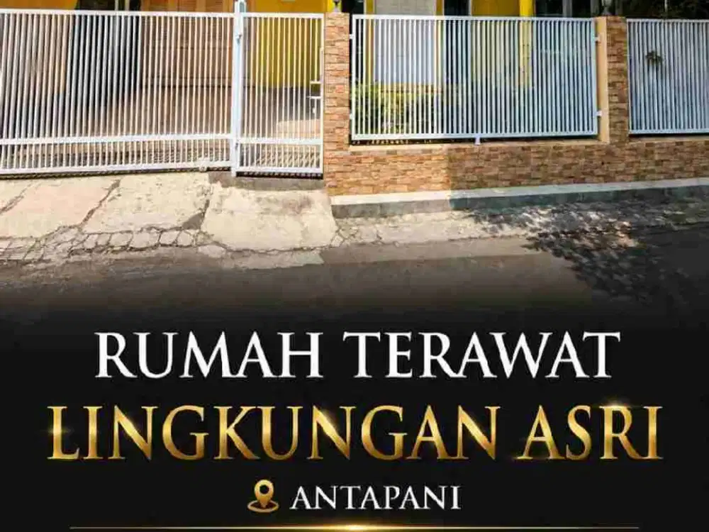Rumah Besar Bagus Terawat dengan lingkungan asri di Antapani