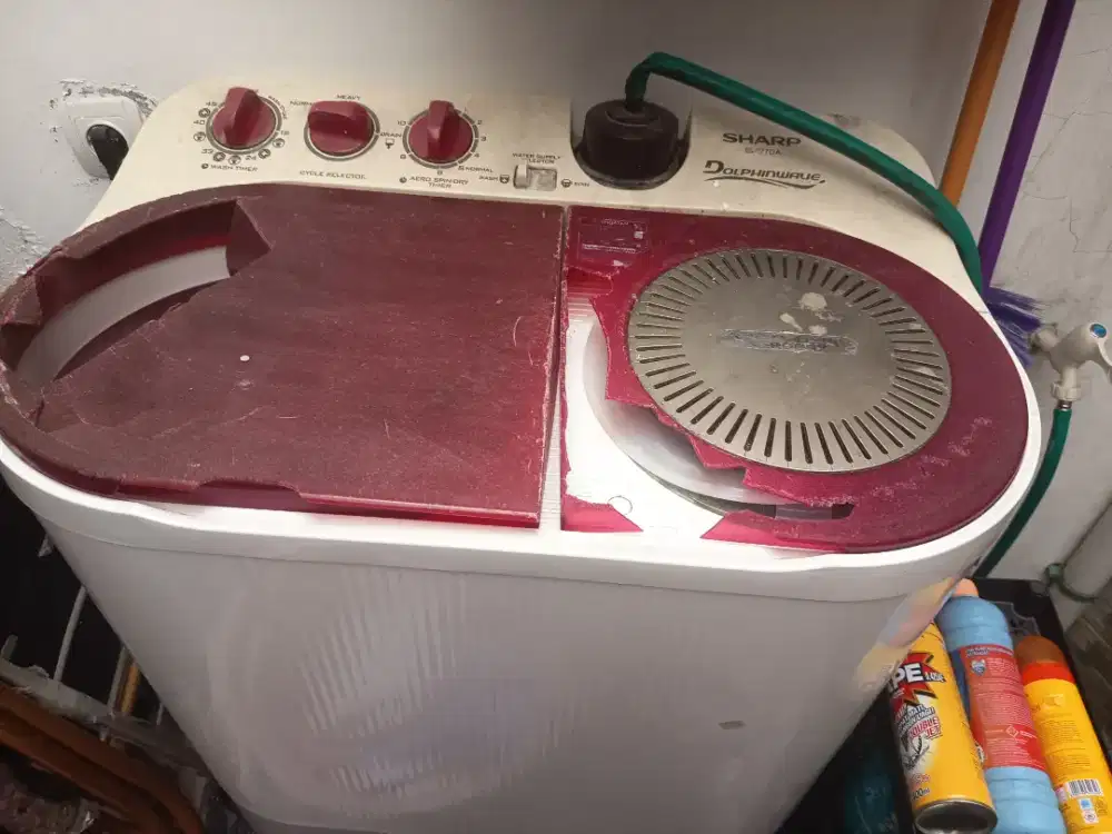 Dijual mesin cuci tipe sharp dolphinwave