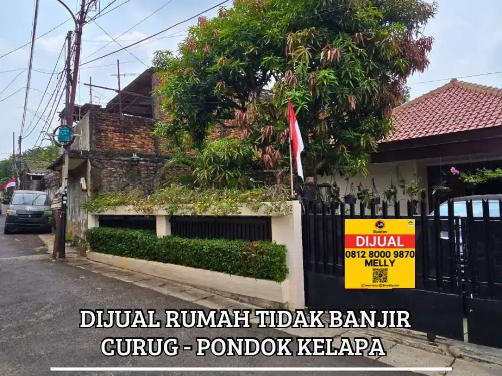 Rumah Asri Tidak Banjir Pondok Kelapa - Jakarta Timur