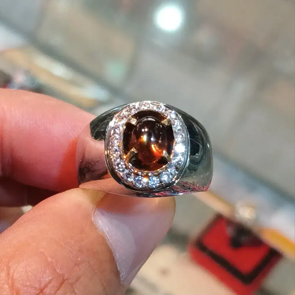 Natural golden star brown sapphire 1.69 crt
