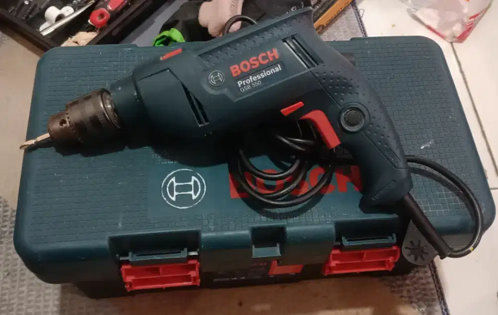 BOR BOSCH GSB 550 + BOX