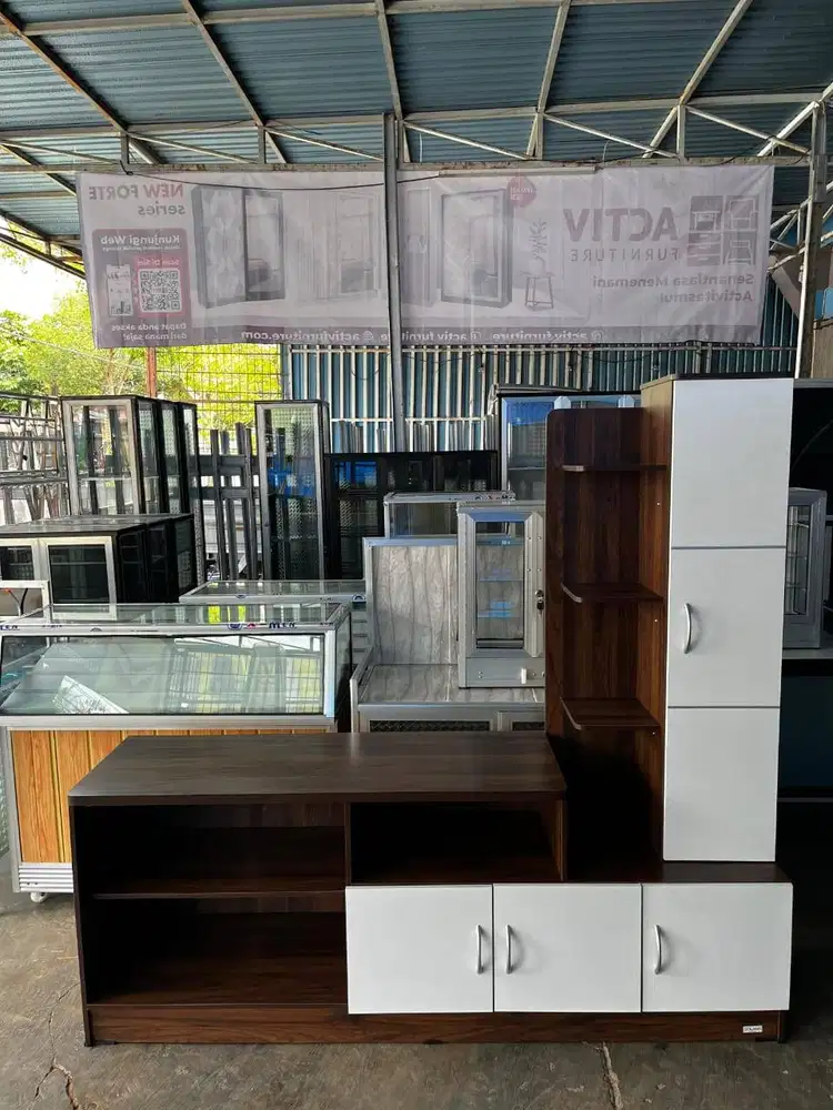 READY MEJA TV/RAK TV MINIMALIS TERLARIS