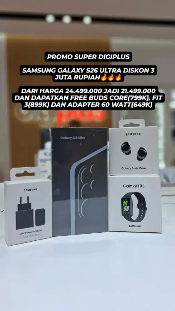 PROMO S26 ULTRA, CASHBACK HINGGA 5 JUTAAN