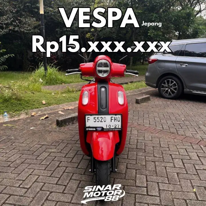 Yamaha Fazzio merah 2022 mint condition