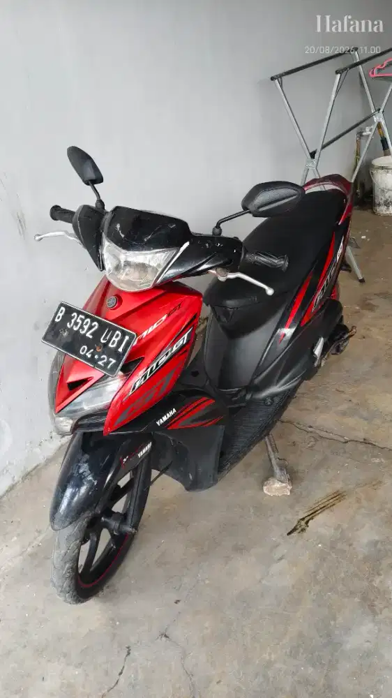 Mio GT tahun 2013 surat lengkap kaleng hidup