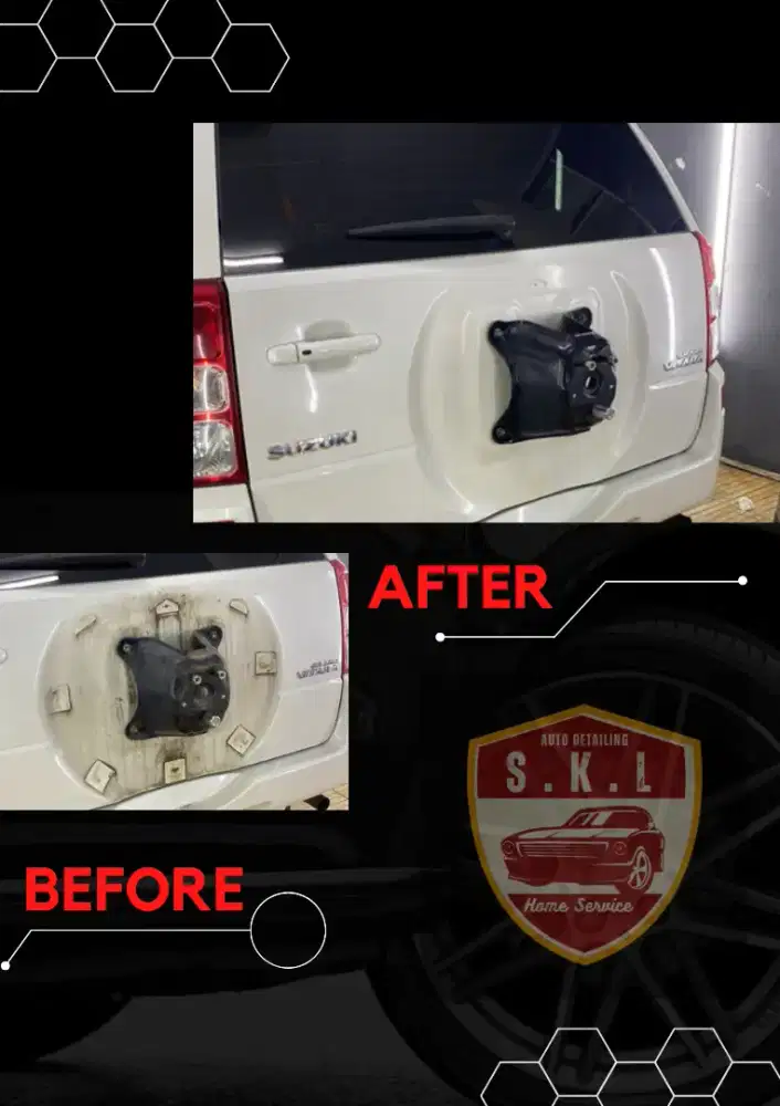 Salon mobil panggilan. Detailing mobil. Poles mobil panggilan