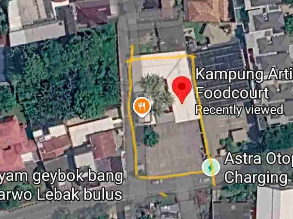 Kavling komersil jalan Lebak Bulus Raya, 30x50meter lokasi strategis, harga 1,2 miliar pertahun