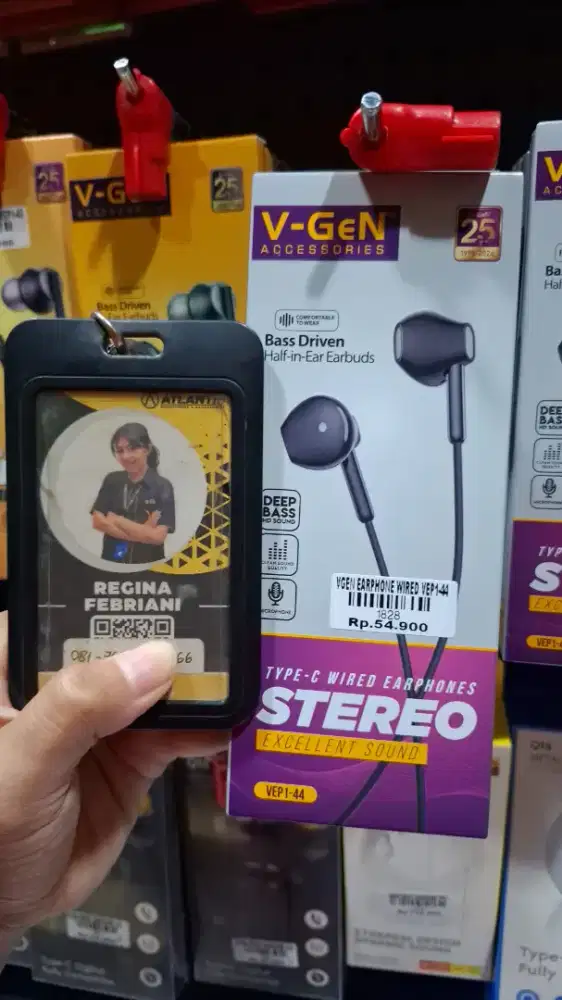 VGEN EARPHONE WIRED VEP1-44 | ATLANTIS DAHSYAT