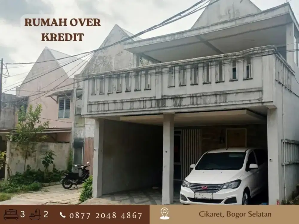 OVER KREDIT Rmh 2LT 89JT di Perum Shafa Townhouse dkt Stasiun KRL