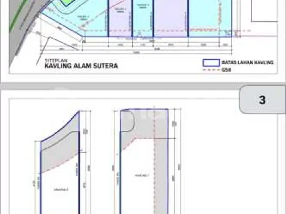 DISEWAKAN KAVLING KOMERSIAL ALAM SUTERA SERPONG TANGERANG SELATAN